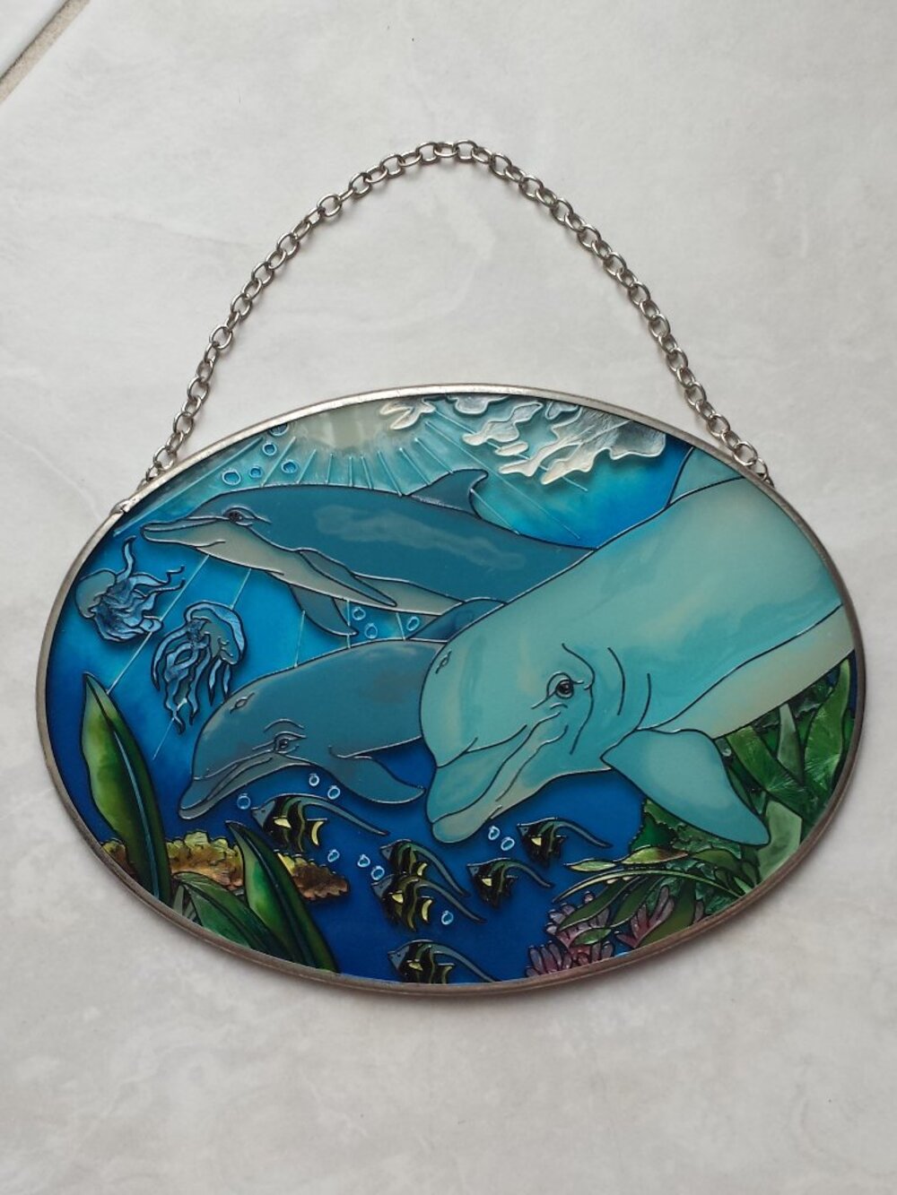 NWOT Stained Glass Window Decoration